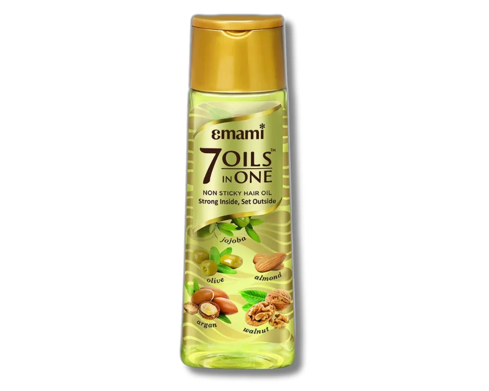 Emami 7 oils in one Non Sticky  Hair Oil 200ml(ইমামি সেভেন অয়েল চুলের তেল) - https://www.upokar24.com
