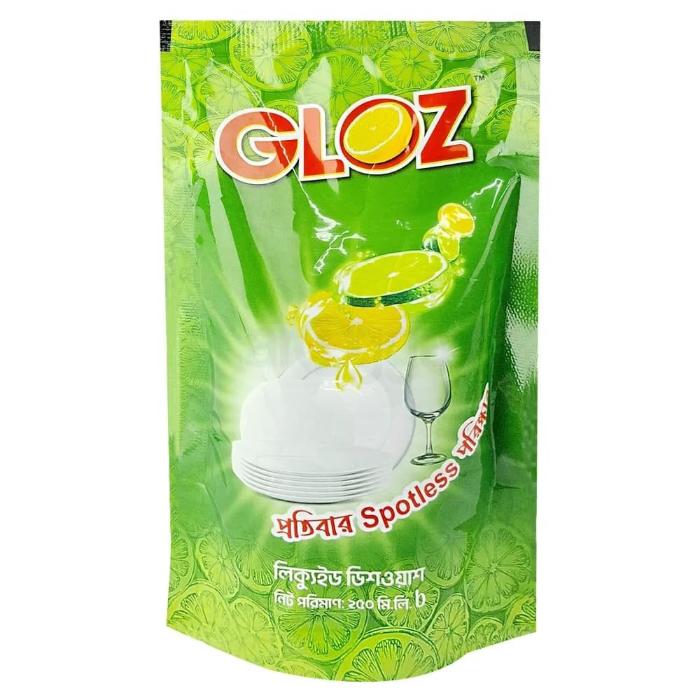 Gloz (গ্লজ লিক্যুইড ডিশওয়াশ)২৫০ মি.লি) - https://www.upokar24.com