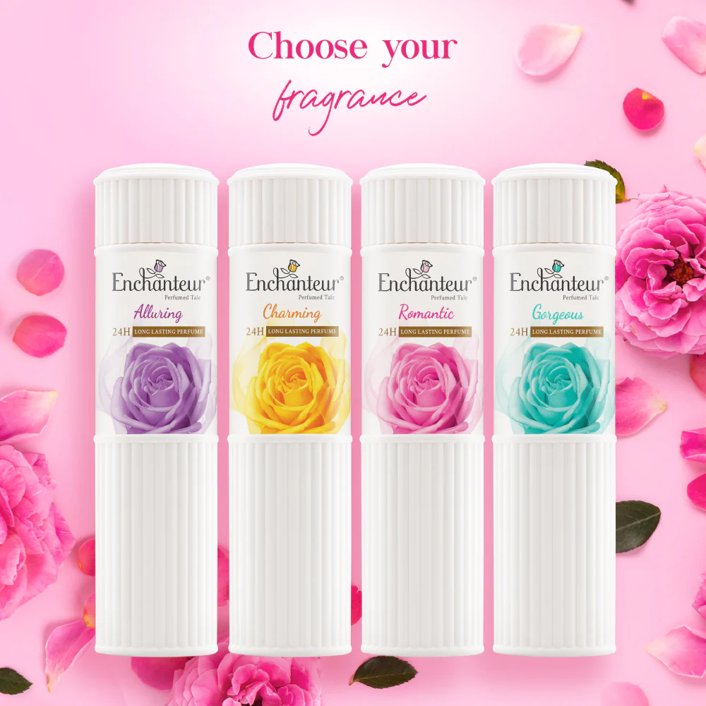 Enchanteur Romantic Perfumed Talc, 125 gm - https://www.upokar24.com