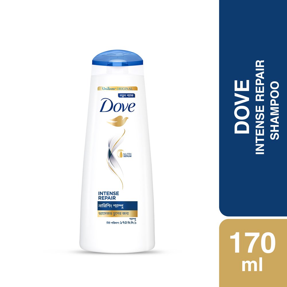 Dove Shampoo Intense Repair 170ml - https://www.upokar24.com