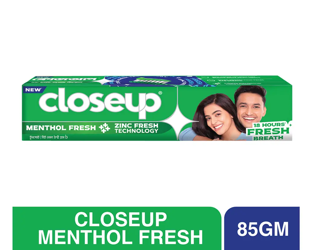 Closeup Toothpaste Menthol Fresh 85g - https://www.upokar24.com