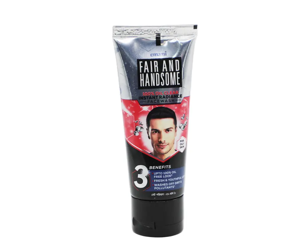 Emami Fair And Handsome 100% Oil Clear Face Wash 50gm - https://www.upokar24.com