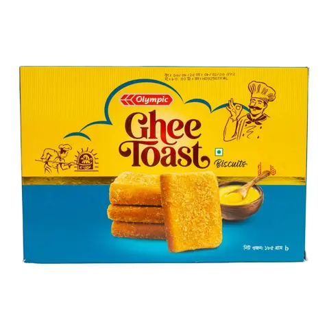 Olympic Ghee Toast Biscuits 185g ( ঘি টোস্ট ১৮৫ গ্রাম ) - https://www.upokar24.com