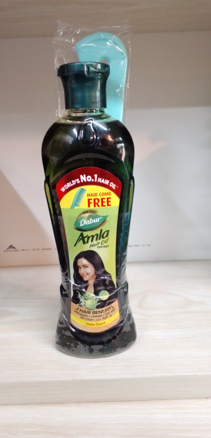 Dabur Amla  hair oil free hair comb(আমলা চুলের তেল) - https://www.upokar24.com
