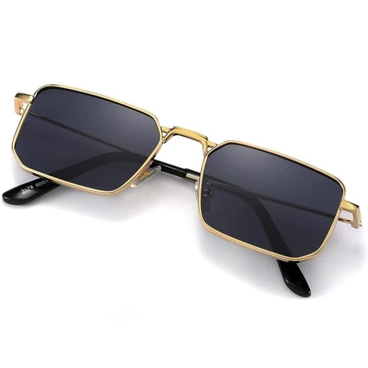Smart Metallic Body Square Sunglasses for Men (Multicolour) - https://www.upokar24.com