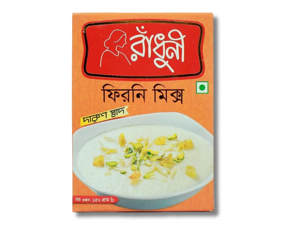 Radhuni Firni Mix 150gm  ( রাধুনী ফিরনি মিক্স ১৫০ গ্রাম ) - https://www.upokar24.com